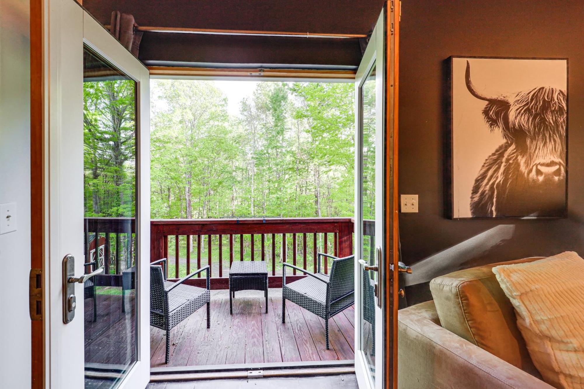 Warrensville Luxe Appalachian Mountain Cabin With Hot Tub, Views מראה חיצוני תמונה